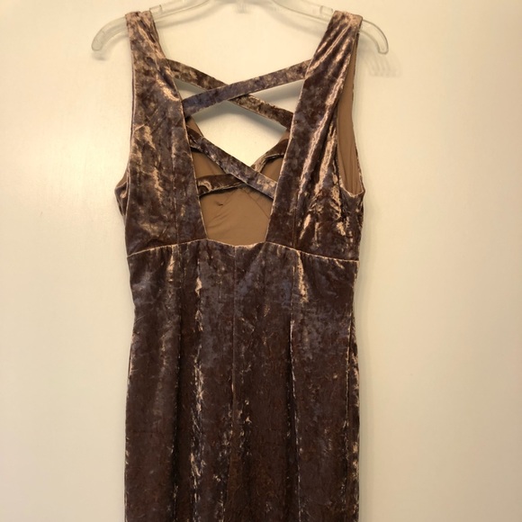 HYFVE Crushed Velvet Mini Dress - Picture 2 of 3